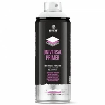 Montana Aerosolkrāsa-grunts 400ml PRO balta universāla