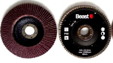 Beast Vēdekļveida slīp. disks 125x22mm A80 3gb