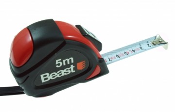 Mērlente   5mx19mm Nylon AutoStop Beast