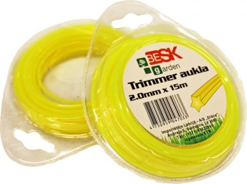 Trimmera aukla 2.0mm*15m zvaigzne