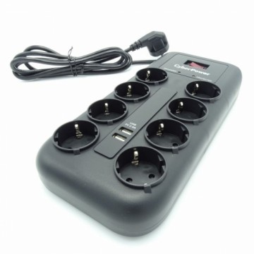 Power Socket 8 Sockets with Switch Cyberpower P0820SUF0-DE (1,8 m)