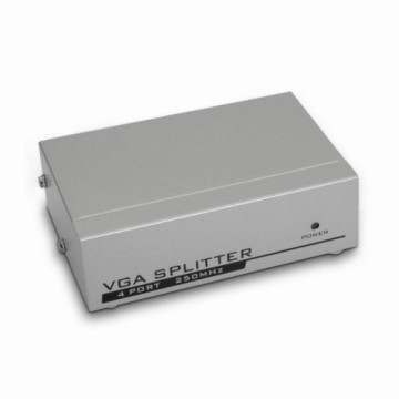 4-Portu VGA Pārslēdzējs Aisens A116-0085 Pelēks Sudrabains