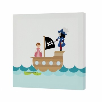 Canvas HappyFriday Mr Box Flying boy  Multicolour 27 x 27 cm