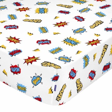 Fitted sheet HappyFriday MR FOX Multicolour 105 x 200 x 32 cm