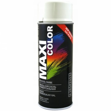 Aerosolkrāsa Maxi Color RAL9003 400ml balta spīdīga