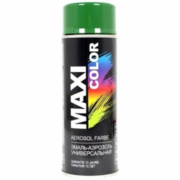 Aerosolkrāsa Maxi Color RAL6002 400ml zaļa spīdīga