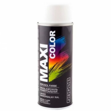 Aerosolkrāsa Maxi Color RAL9010 400ml balta glancēta