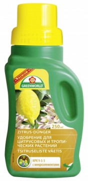 Greenworld Mēslojums citrusaugiem 0.25L