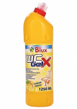 Tīrīšanas līdz.1250ml Blux WC gēls Lemon