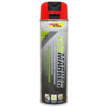 Aerosolkrāsa CM Ecomarker 500ml marķēšanas fluor.sarkana