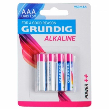 Baterija Grundig Alkaline AAA 4gb