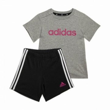 Sports Outfit for Baby Adidas Essentials Lineage Dark grey