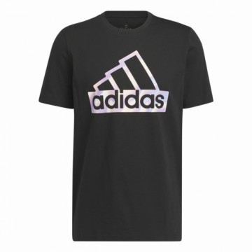 Футболка с коротким рукавом мужская Adidas Future Чёрный (L)