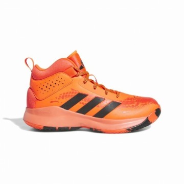 Basketbola Apavi Bērniem Adidas Cross Em Up 5 K Wide Oranžs