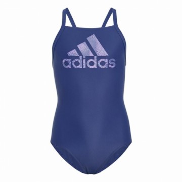 Meiteņu Peldkostīms Adidas Big Logo Zils