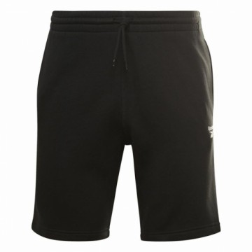 Adult Trousers Reebok Logo Short Black Men