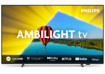 Philips 65PUS8079/12 TV 165.1 cm (65") 4K Ultra HD Smart TV Wi-Fi Black 350 cd/m²