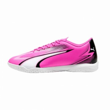Adult's Indoor Football Shoes Puma Ultra Play White Dark pink Unisex