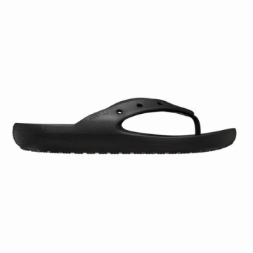 Pludmales sandales za djecu Crocs Flip v2 Melns