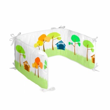 Cot protector HappyFriday Mr Fox Dogs Multicolour 210 x 40 cm