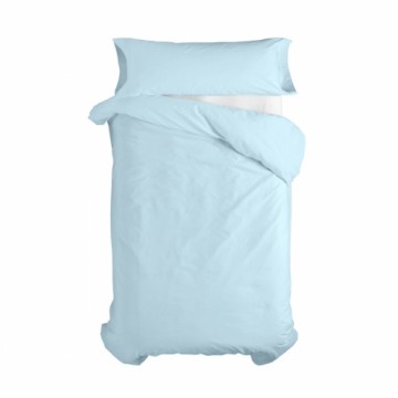 Duvet cover set HappyFriday Basic Kids Blue Single 2 Pieces