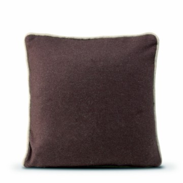 Cushion cover HappyFriday HF Living Piping Felt Burgundy 50 x 50 cm