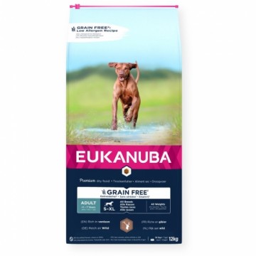 EUKANUBA Grain Free Adult All Breeds Venison - dry dog food - 12kg