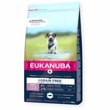 EUKANUBA Puppy large breed grain free ocean fish - dry dog food - 3kg