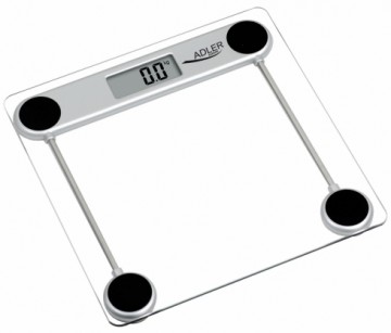 Adler Bathroom Scale AD 8121 Silver