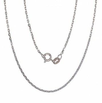 Silver chain Anchor 1.2 mm, diamond cut #2400094(PRh-Gr), Silver 925°, Rhodium (Plating), length: 55 cm, 3.5 gr.