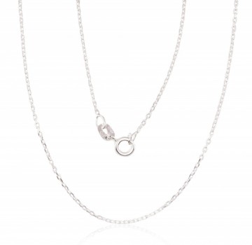 Silver chain Anchor 1 mm, diamond cut #2400072, Silver 925°, length: 42 cm, 1.5 gr.