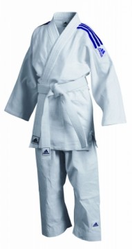 Džudo kimono Adidas Club J350-WS 335g/m2 balts (X) (kompl.)