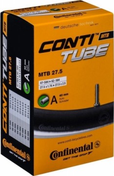 Velo kamera Continental MTB Tube 27.5" x 1.75-2.5 (47/62-584) AV40 (CO0182331) (gab.)