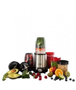 Russell Hobbs Nutri Boost 0.7 L Tabletop blender 700 W Black, Silver