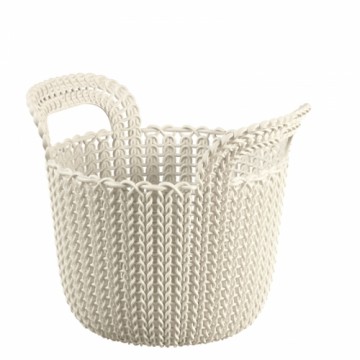 Curver Grozs Knit XS apaļš 3L 23x19x19cm balts