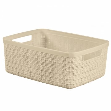 Curver Корзина Jute S 5L 27x20x11см кремового цвета