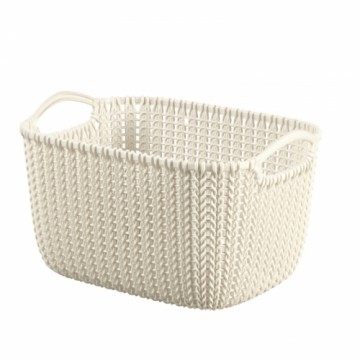 Curver Grozs Knit S taisnstūris 8L 30x22x17cm balts