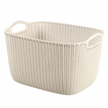 Curver Grozs Knit L taisnstūris 19L 40x30x23cm balts