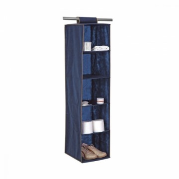 Organizators iekarināms ar 5 plauktiem 30x30x120cm Blue