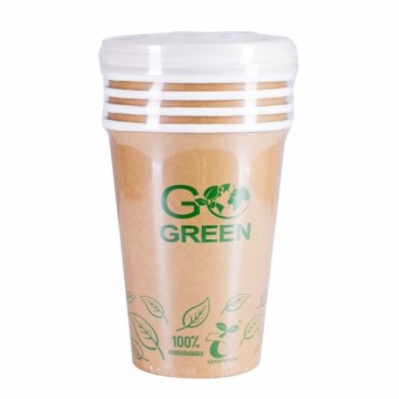 Gogreen Kompostitavad kaanega toidunõud Go Green 940 ml, 5 tk. / 0,131 kg