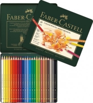 Zīmuļu komplekts Faber-Castell Polychromos 24 krāsas Art&Graphic