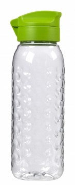 Curver Pudele Dots Bottle 0,45L caurspīdīga/zaļa