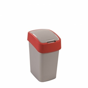 Curver Atkritumu spainis Flip Bin 25L sudraba/sarkans