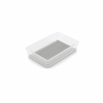 KIS Коробка Sistemo Organizer 7 22,5 x 15,5 x 5 см прозрачная/светло-серая