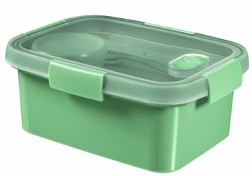 Pārtikas trauks Lunch Kit taisnstūris 1,2L Smart Eco To Go 20x15x9cm maigi zaļš