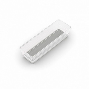 KIS Коробка Sistemo Organizer 3 22,5 x 7,5 x 5 см прозрачная/светло-серая