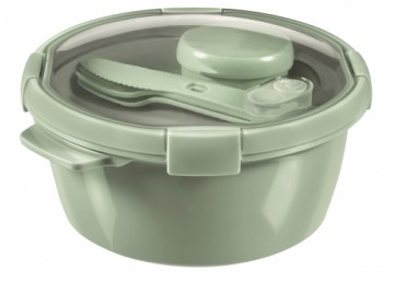 Curver Pārtikas trauks Lunch Kit apaļš 1,6L Smart Eco To Go Ø22x10cm maigi zaļš