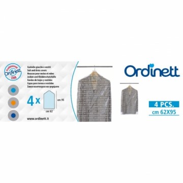 Ordinett Пластиковые чехлы для одежды 4 шт 62х95см