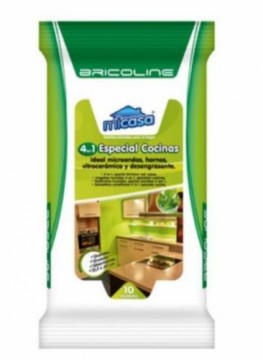 Bricoline Влажные салфетки для жирных поверхностей 10 шт.