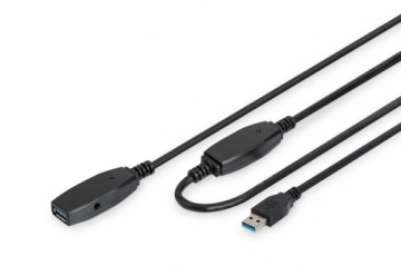 Digitus   USB Extension cable DA-73105 USB 3.0, 10 m, Black